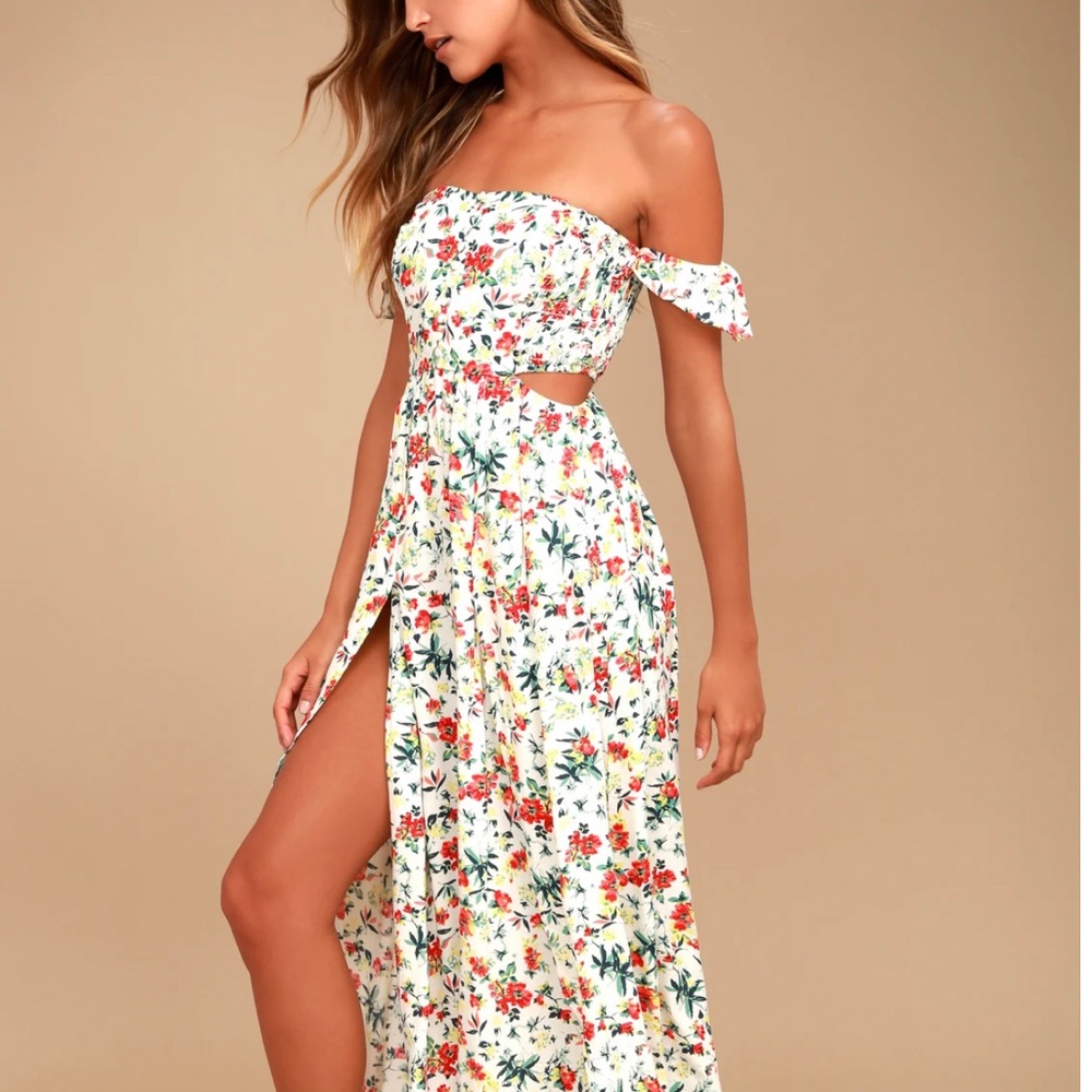 Easy on the Eyes Floral Print Dress